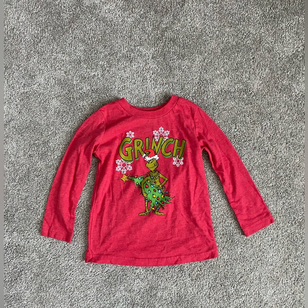 Jumping Beans Grinch Christmas Long Sleeve Tee